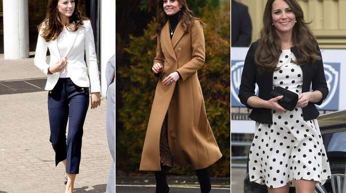 Drei Outfits, die kein Loch in den Geldbeutel reißen: Herzogin Kate trägt nicht nur Designermode.