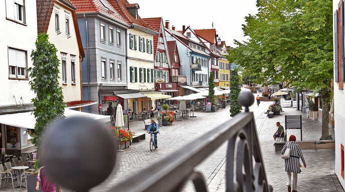 Der Bereich um den August-Ganther-Platz und die Eisdielen ist aktuell nur im Frühling und Sommer Teil der Oberkircher Fußgängerzone.